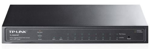 TP-Link TL-SG2210P 8-Port Gigabit desktop Smart Switch, 2xSFP, 802.3af, 53W PoE power supp