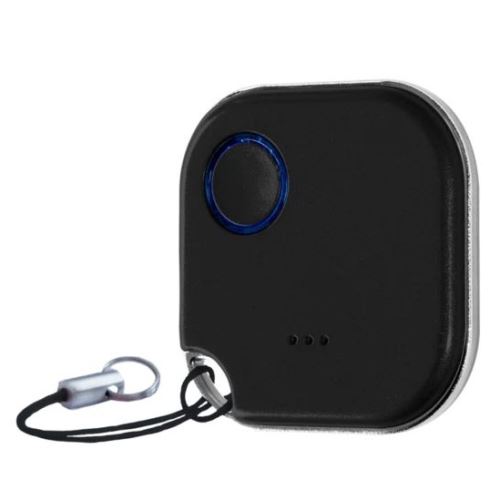 SHELLY BLU BUTTON 1 BLACK BATERIOVÉ TLAČÍTKO BLUETOOTH ČERNÁ