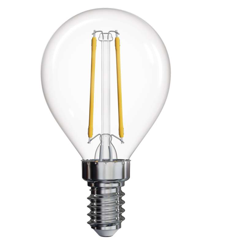LED žárovka Filament Mini Globe / E14 / 2,2 W (25 W) / 250 lm / neutrální bílá, 1525281401