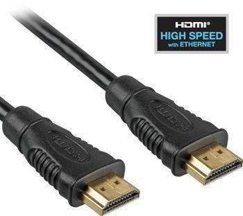 PremiumCord HDMI High Speed + Ethernet kabel, zlacené konektory, 20m 