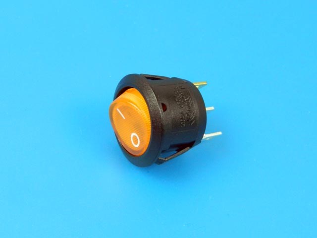 Vypínač kolébkový kulatý SCI R13112B02BY2N2 or