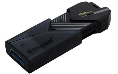 KINGSTON 64GB Portable USB 3.2 Gen 1 DataTraveler Exodia Onyx