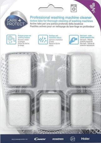 Tablety čistící pro pračky Care + Protect CDT 1005, 5 ks v balení