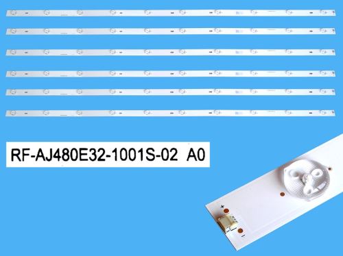 LED podsvit 975mm sada Sharp celkem 6 kusů / DLED Backlight 10 D-LED, RF-AJ480E32-1001S-02