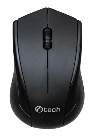 C-TECH myš WLM-07, černá, bezdrátová, 1200DPI, 3 t