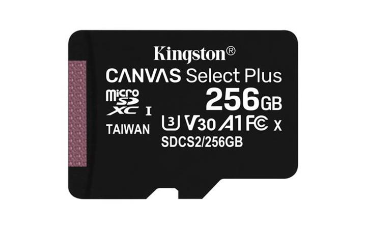 KINGSTON 256GB microSDHC CANVAS Plus Memory Card 1