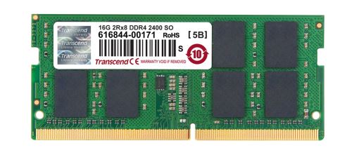 Transcend paměť 16GB SODIMM DDR4 2400 2Rx8 CL17
