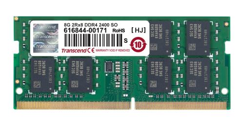 Transcend paměť 8GB SODIMM DDR4 2400 2Rx8 CL17