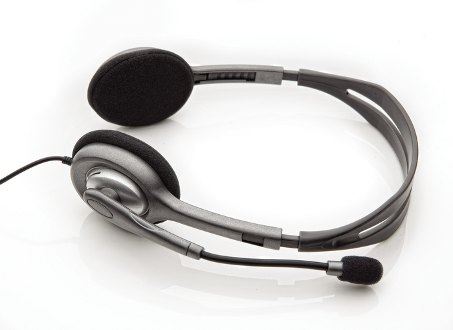 Logitech náhlavní souprava Headset H110, černé