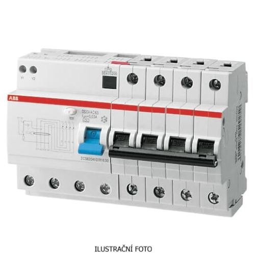 ABB CHRÁNIČ PROUD. S JIST. DS204 AC-B25/0,03 4P 25A B 30mA TYP AC 6KA