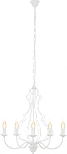 Nowodvorski Lighting Závěsné svítidlo na řetězu 6330 MARGARET bílá