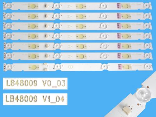 LED podsvit sada Sony LB48009 celkem 7 pásků / LED Backlight 362mm - 4DLED, LB48009 V0_03 