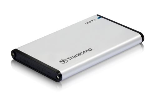 Transcend StoreJet 25S3 externí rámeček pro 2.5" HDD/SSD, SATA III, USB 3.0, celohliníkový