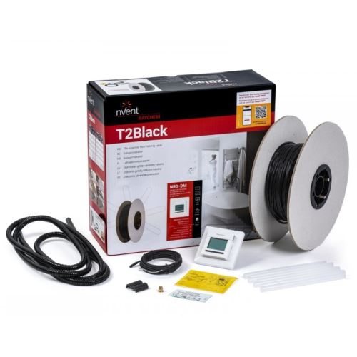 RAYCHEM KABEL TOPNÝ DVOUŽILOVÝ R-BK-C-16.0M-310W/NRG T2BLACK 16M 20W/M 310W S TERM. NRG-DM