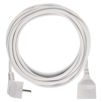 Prodlužovací kabel 7 m / 1 zásuvka / bílý / PVC / 1,5 mm2, 1901010701