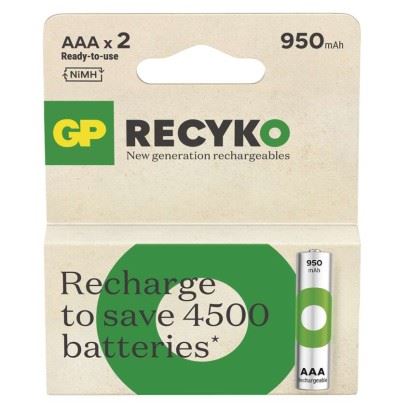 Nabíjecí baterie GP ReCyko 950 AAA (HR03), B25112