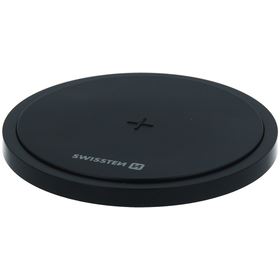 WIRELESS NABÍJEČKA 15W ČERNÁ SWISSTEN