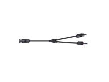 Konektor pro solární panely MC4 GETI rozbočovací 1x konektor 2x zdířka 30cm Konektor pro solární panely MC4 GETI rozbočovací 1x konektor 2x zdířka 30cm