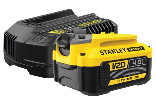 SBD STAN FATMAX SADA V20 18V 1X4.0AH STARTOVACÍ NABÍJEČKY A BATERIE SFMCB14M1-QW