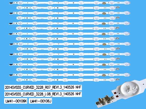 LED podsvit sada Samsung 55" Curved celkem 16 pásků / LED Backlight  BN96-33493A + BN96-33