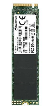 TRANSCEND MTE112S 512GB SSD disk M.2 2280, PCIe Gen3 x4 NVMe 1.3 (3D TLC), single sided, 1