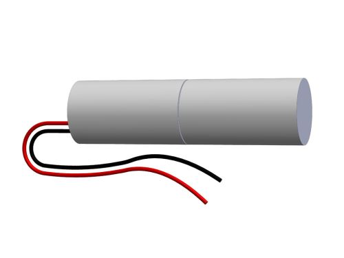Akumulátor - nouzová světla 2,4V/ 4500mAh D kabel bez konektoru
