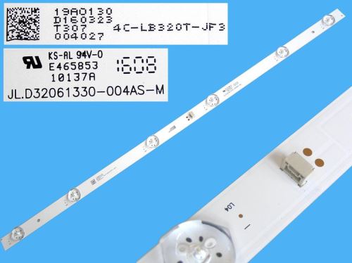 LED podsvit 553mm, 6LED / DLED Backlight 553mm - 6DLED, JLD32061330-004AS-M / 4C-LB320T-JF
