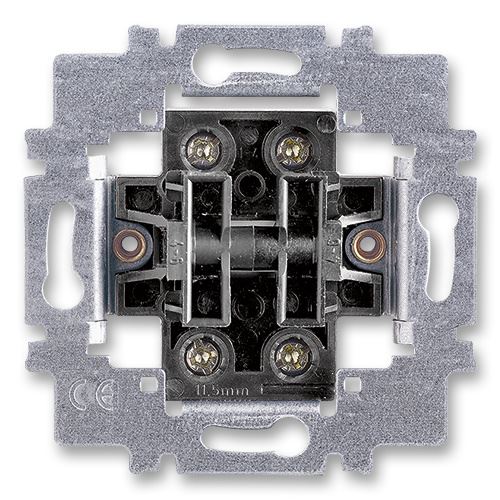 ABB 3558-A87340 PŘÍSTROJ OVLÁDAČE ZAPÍNACÍHO DVOJITÉHO ŘAZENÍ 1/0+1/0