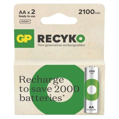 Nabíjecí baterie GP ReCyko 2100 AA (HR6), B25212