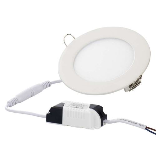 LED vestavné svítidlo PROFI, kruhové, bílé, 6W neutrální bílá ZD1122