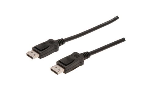 Digitus DisplayPort 1.1a. připojovací kabel 3m, CU, AWG30, 2x stíněný