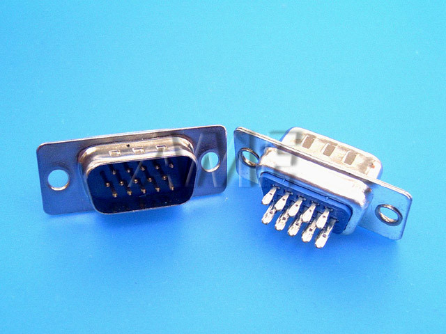 Konektor CANNON 15/3x5 pin - panelový, samec
