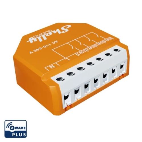 SHELLY WAVE I4 MODUL NA AKTIVACI SCÉN 4 VSTUPY Z-WAVE