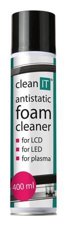CLEAN IT antistatická čistící pěna na obrazovky 400ml