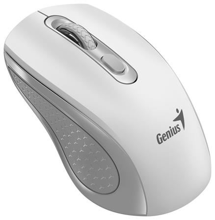 Genius NX-8025S Myš, bezdrátová, optická, 1200DPI, 4 tlačítka, tichá, Copilot, 2,4GHz, bíl