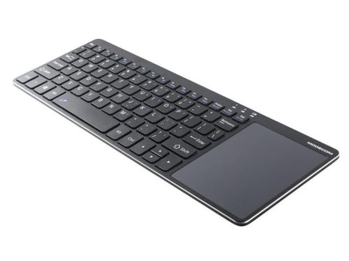 Modecom MC-TPK1 bezdrátová multimediální klávesnice s touchpadem, tenký profil, US layout,