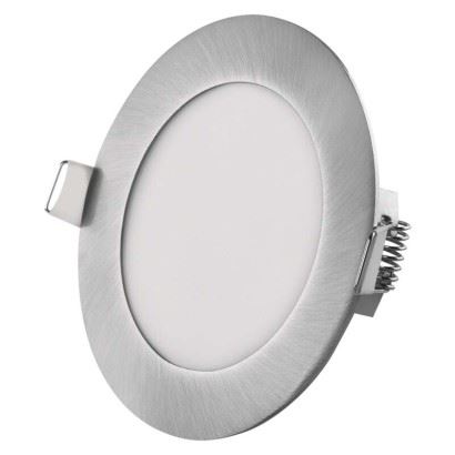 LED vestavné svítidlo NEXXO, kruhové, stříbrné, 7W, se změnou CCT, ZD1223