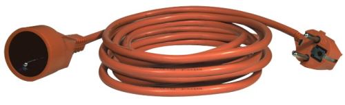 Prodlužovací kabel 20 m / 1 zásuvka / oranžový / PVC / 230 V / 1,5 mm2 P01120