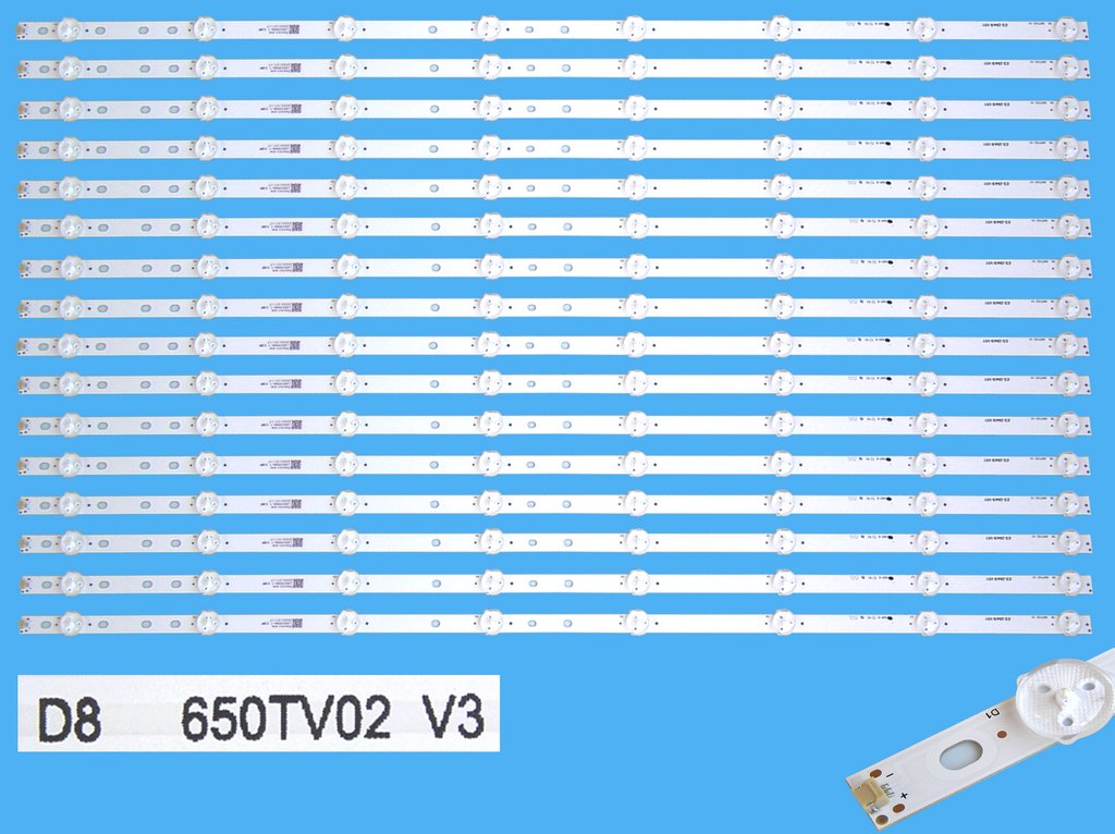 LED podsvit sada Sony náhrada 650TV02 V3 celkem 16