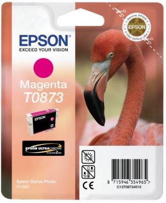 EPSON cartridge T0873 magenta (plameňák)