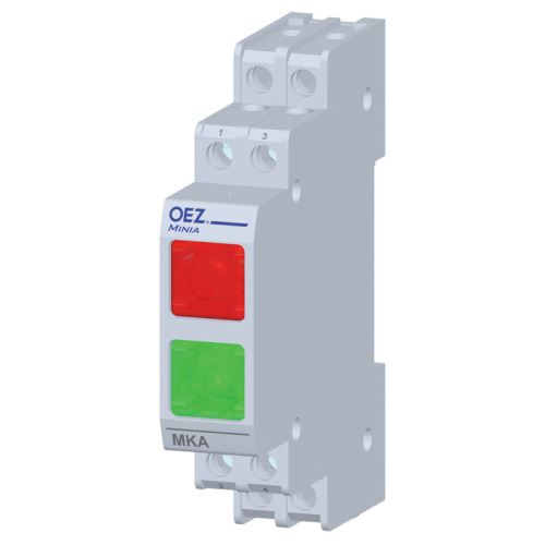OEZ NÁVĚSTÍ SVĚTEL MKA-SC-SE-A230 ČERVENÁ+ZELENÁ 230VAC 37281