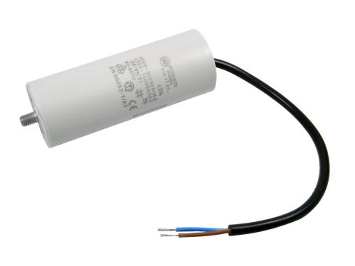 Rozběhový kondenzátor 8uF 425V / 475V DUCATI, na kabel,  motorový kondenzátor 