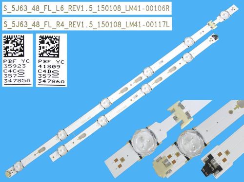 LED podsvit 975mm sada SAMSUNG BN96-34785A + BN96-34786A / LED Backlight 975mm - 10 D-LED 