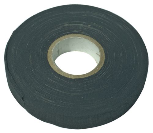 Izolační páska textilní 19mm / 10m černá F6910