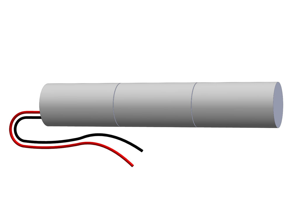 Akumulátor - nouzová světla 3,6V/ 4500mAh D kabel