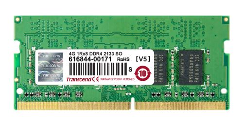 Transcend paměť 4GB SODIMM DDR4 2133MHz 1Rx8 CL15