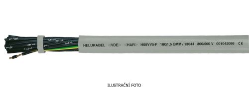 HELU KABEL H05VV5-F (NYSLYO-OZ) 2X0,75 13123