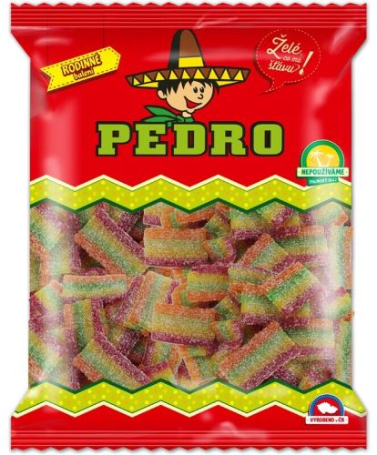 Kyselé duhové mini pásky (1 kg) Pedro