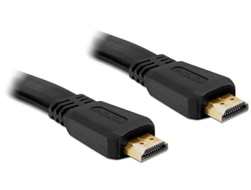 Delock HDMI 1.4 kabel A/A samec/samec, plochý, délka 2 metry
