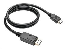 C-TECH Kabel DisplayPort/HDMI, 2m, černý CB-DP-HDMI-20 C-TECH Kabel DisplayPort/HDMI, 2m, černý CB-DP-HDMI-20